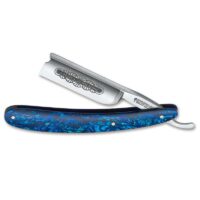 Boker straight razor blue shell 7/8 barber's notch