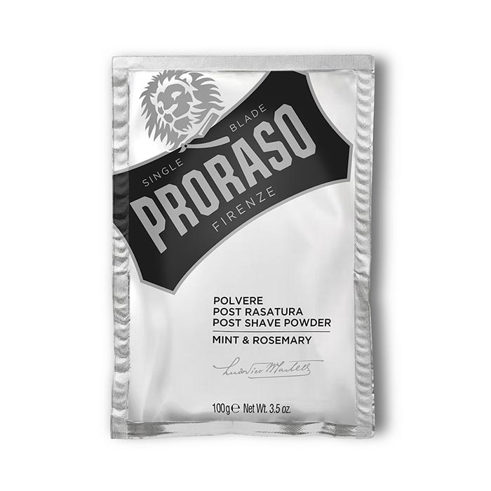 Proraso aftershave powder mint and rosemary 100gr Rasoigoodfellas