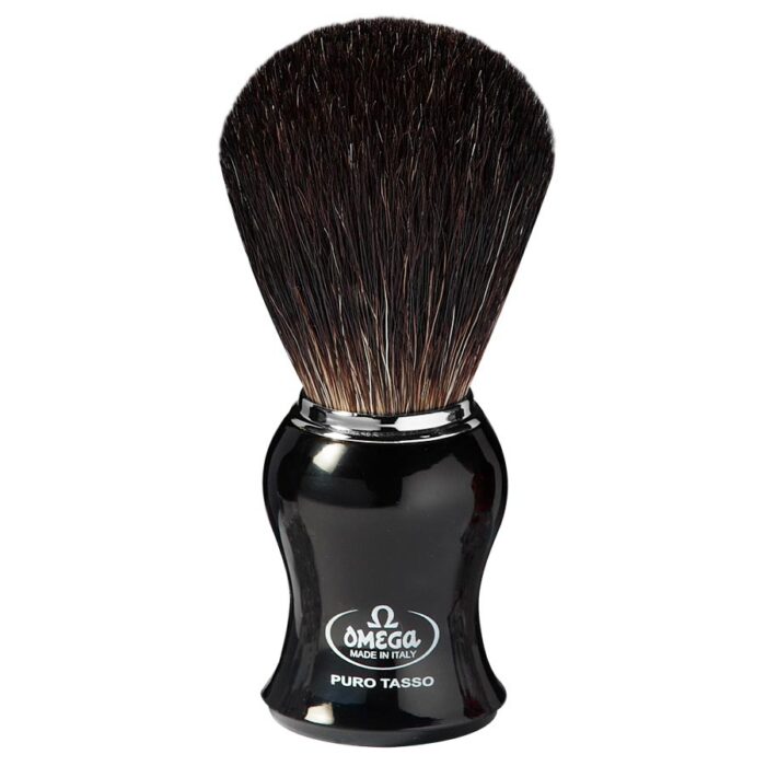 Omega shaving brush black badger Rasoigoodfellas
