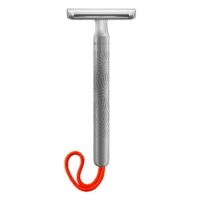 Muhle Companion safety razor with cotton strap coral