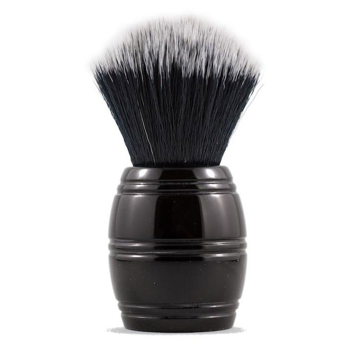 Shaving brush synthetic Tuxedo Plissoft Barrel 24mm - Razorock