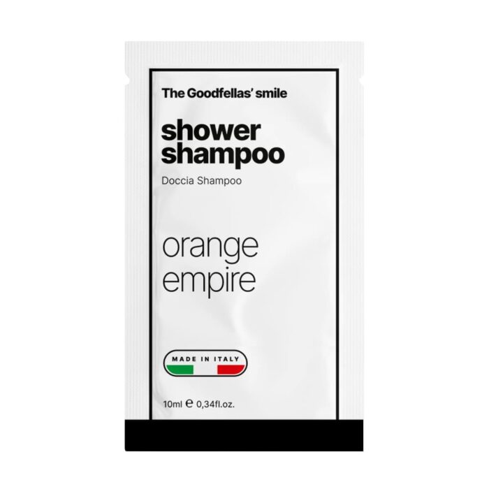 The Goodfellas' smile sample shower shampoo Orange Empire 10ml
