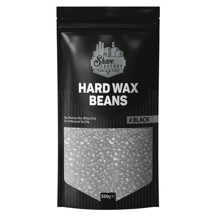 Depilatory wax black pearls without strips 500gr professional use - The Shave Factory
