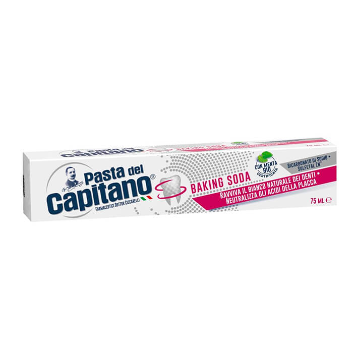 Pasta Del Capitano toothpaste baking soda 75ml Rasoigoodfellas