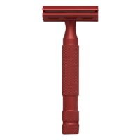 Rockwell 6S Safety Razor Red Stainless Steel